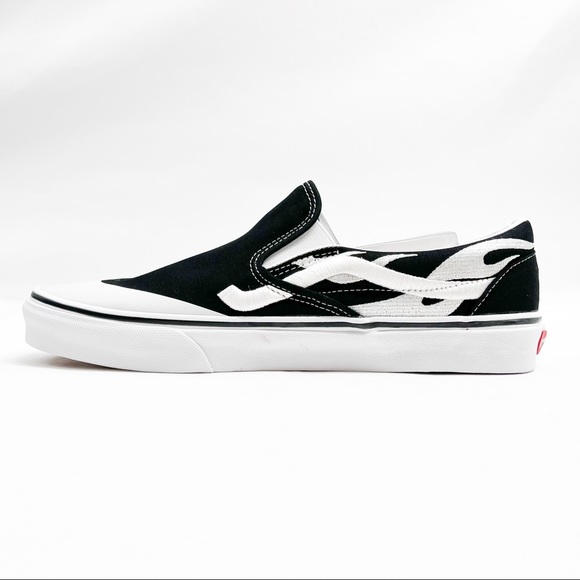 Vans x A$AP Worldwide Black & Red Classic Slip-On Sneakers - Picture 5 of 8